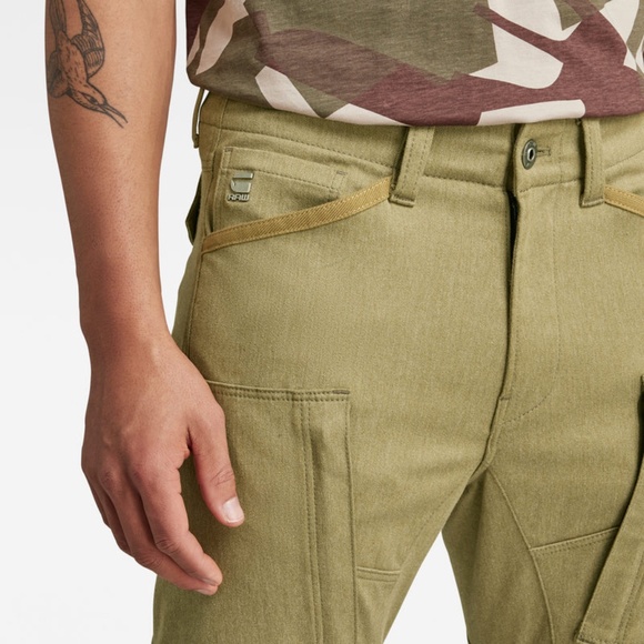 g-star zip pocket skinny cargo pants - Picture 3 of 4